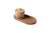 Decoratie - Simiu ROYAL TRAY - Beige/Mocha - 21cm - 5714255011692
