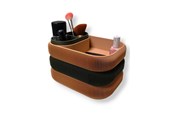 Decoratie - Simiu STACKSEY - Makeup Stand - Large - Olive/Beige - 22 x 14cm - 5714255011975