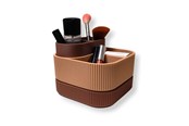 Decoratie - Simiu STACKSEY CUBE - Makeup Stand - Mocha/Beige - 13 x 16cm - 5714255012002