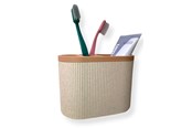 Decoratie - Simiu Wall-mounted Toothbrush Holder - Marble/Beige - 5714255012057
