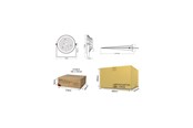 Smart Home - Miboxer Havelampe - 15W - RGB-CCT - 2.4GHz RF Zigbee 3.0 - IP66 - 24V - 4038816251374