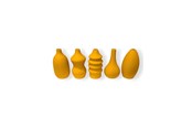 Decoratie - Simiu MINI VASES - Magnetic - 6 cm - 5 pcs - Mustard Yellow - 5714255012323