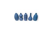Decoratie - Simiu MINI VASES - Magnetic - 6 cm - 5 pcs - Dusty Blue - 5714255012330