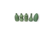 Decoratie - Simiu MINI VASES - Magnetic - 6 cm - 5 pcs - Dusty Green - 5714255012347
