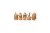 Decoratie - Simiu MINI VASES - 8 cm - 5 pcs - Light Peach - 5714255012422