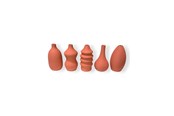 Decoratie - Simiu MINI VASES - 8 cm - 5 pcs - Dusty Pink - 5714255012439