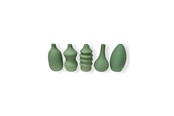 Decoratie - Simiu MINI VASES - 8 cm - 5 pcs - Dusty Green - 5714255012460