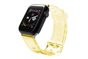 Smartwatch - Accessoires - Hurtel Silicone Strap Bracelet Bracelet Strap Light for Apple Watch 42 / 44 mm - Yellow - 5907769332760