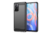 Mobiel - Covers & Cases - Hurtel Carbon Case Flexible Cover Sleeve for Xiaomi Redmi Note 11 Black - 5907769337451