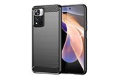 Mobiel - Covers & Cases - Hurtel Carbon Case flexible case cover Xiaomi Redmi Note 11 Pro+ 5G (China) / 11 Pro 5G (China) / Mi11i HyperCharge / Poco X4 NFC Black - 5907769337468