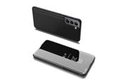 Mobiel - Covers & Cases - Hurtel Clear View Case Flip Cover for Samsung Galaxy S22 + (S22 Plus) Black - 5907769337826
