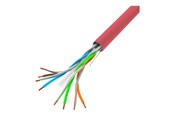 Netwerk - kabel - Lanberg bulk cable - 305 m - red - Rood - 305m - LCU6-10CC-0305-R