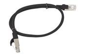 Netwerk - kabel - Lanberg patch cable - 50 cm - black RAL 9004 - Zwart - 0.5m - PCU6-10CC-0050-BK
