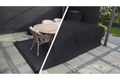 Tuingereedschap - Home>it Garden furniture cover L235×B180×H95 cm black - 87136