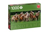 Puzzels - Jumbo Puzzle - Haflinger Horses (1000 pieces) - JUM8827