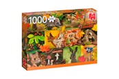 Puzzels - Jumbo Puzzle - Autumn Animals (1000 pcs) - JUM8863