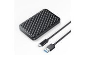 Harde schijf - ORICO 2520C3-V1 2.5" HDD/SSD USB-C 5Gb/s Disk Drive - Black - 6TB - Harde schijf - 2520C3-V1-BK-EP - 2520C3-V1-BK-EP