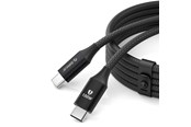 USB-kabel - ORICO CDX 100W 5A Power Delivery USB-C - USB-C cable 1m - black - CDX-100CC-BK-BP