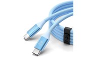 USB-kabel - ORICO CDX 100W 5A Power Delivery USB-C - USB-C cable 1m - blue - CDX-100CC-BL-BP