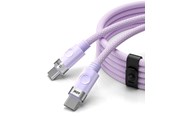 USB-kabel - ORICO CDX 60W 3A Power Delivery USB-C - USB-C 1m Cable - Purple - CDX-60CC-PU-BP