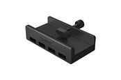 USB hub - ORICO MH4PU Hub Clamp-Mounted 4x USB-A 3.0 - Black USB hub - 4 - USB 3.0 - Zwart - MH4PU-BK-BP