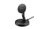 Mobiel - Adapters & Opladers - Spigen Essential MagSafe Wireless Charger 15W EF151MS - black - ACH10441