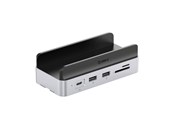 Docking station - ORICO MiniDock 10-in-1 Docking Station with SSD Hard Drive Bay - Silver - VS10-SV-EP