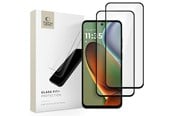 Mobiel - Beschermend glas - Tech-Protect Glass Fit+ 2-Pack Tempered Glass for Motorola Moto G15 / G15 Power / G05 / E15 - Black - 5906302361236