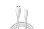 USB-kabel - Joyroom S-A59 Vibrant Series 3A USB-A - Lightning cable 1.2m - white - S-A59 A-L 3A 1.2m white