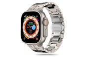 Smartwatch - Accessoires - Tech-Protect Stainless Line Bracelet for Apple Watch 4 / 5 / 6 / 7 / 8 / 9 / SE / Ultra 1 / 2 (42/44/45/49 mm) - Titanium - 5906203699582