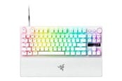 Toetsenbord - Razer Huntsman V3 Pro TKL 8Khz - Analog Optical Gen-2 - Gaming Toetsenbord - Zonder Numpad - Engels (US international) - Wit - RZ03-05521000-R3M1