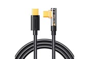 USB-kabel - Joyroom Gaming Cable S-CC100A6 USB-C (angled) / USB-C (straight) 100W 1.2m - black - S-CC100A6