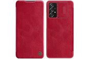Mobiel - Covers & Cases - Nillkin Qin Leather Holster Case for Samsung Galaxy A73 Red - 6902048237674