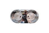 Honden - Active Canis Dubbele eetbak wikkelverpakking pak 2 x 1.8 l - 97046