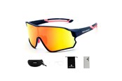 Fietsaccessoires - Rockbros 10134PL Polarized Cycling Glasses - Blue and Pink - Rockbros-10134PL