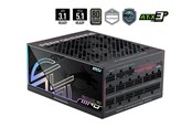 Voeding - MSI MPG Ai1300TS PCIE5 Voeding - 1300 Watt - 135 mm - ATX 3.1 - 80 Plus 80 PLUS Titanium - 306-7ZPUB11-CE0