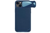 Mobiel - Covers & Cases - Nillkin CamShield Leather S Case iPhone 14 Plus Case Cover with Camera Cover Blue - 6902048249721