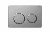 Installatiesystemen - Geberit OMEGA20 flushplate, matt chrome/glossy - 115.085.JQ.1
