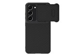 Mobiel - Covers & Cases - Nillkin  Synthetic Fiber S Case Samsung Galaxy S23+ Camera Cover Cover Black - 6902048258259