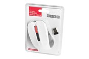 Muis - MODECOM MC-M9.1 - Muis - Optisch - 4 knoppen - Wit - M-MC-00M9.1-200