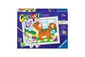 Creatief spelen - Ravensburger CreArt Paint by Numbers - Cat with Butterfly - 120232506