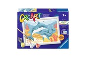 Creatief spelen - Ravensburger CreArt Paint by Numbers - Jumping Dolphin - 120232520