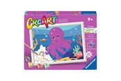 Creatief spelen - Ravensburger CreArt Paint by Numbers - Octopus (Neon) - 120232575
