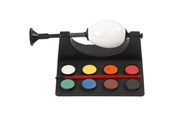 Creatief spelen - Creativ Company Egg Paint Mill with Paint and Brush - Black - 13134