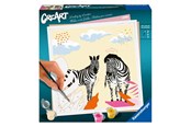 Creatief spelen - Ravensburger Paint by Numbers - Zebra - 236664