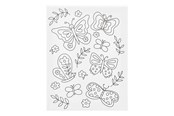 Creatief spelen - Creativ Company Painting canvas with print butterflies - 24x30cm - 257234