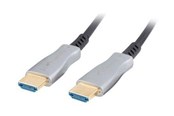Beelscherm- en tv-kabel - Lanberg HDMI cable with Ethernet - 10 m - CA-HDMI-20FB-0100-BK