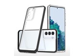 Mobiel - Covers & Cases - Hurtel Clear 3in1 Case for Samsung Galaxy S23+ Silicone Cover with Frame Black - 5907769352416