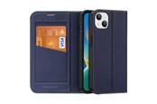 Mobiel - Covers & Cases - Dux Ducis Skin X2 Case for iPhone 14 Plus Magnetic Flip Cover Blue - 6934913034514