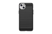 Mobiel - Covers & Cases - Hurtel Flexible Carbon Pattern Case for iPhone 15 Plus Carbon Case - Black - 5907769356469